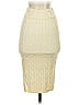 Commense 100% Polyester Solid Ivory Casual Skirt Size XS - photo 2