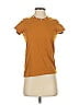 Rivet & Thread 100% Cotton Brown Short Sleeve T-Shirt Size XXS - photo 1