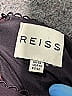 Reiss Solid Black Purple Cocktail Dress Size 10 - photo 6