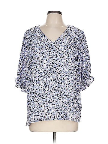 Well Worn 3/4 Sleeve Blouse (view 1)