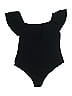 Ambiance Black Bodysuit Size 1X - photo 2