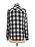 Universal Thread 100% Rayon Checkered-gingham Black Long Sleeve Button-Down Shirt Size M - photo 2