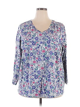 Woman Within 3/4 Sleeve T Shirt