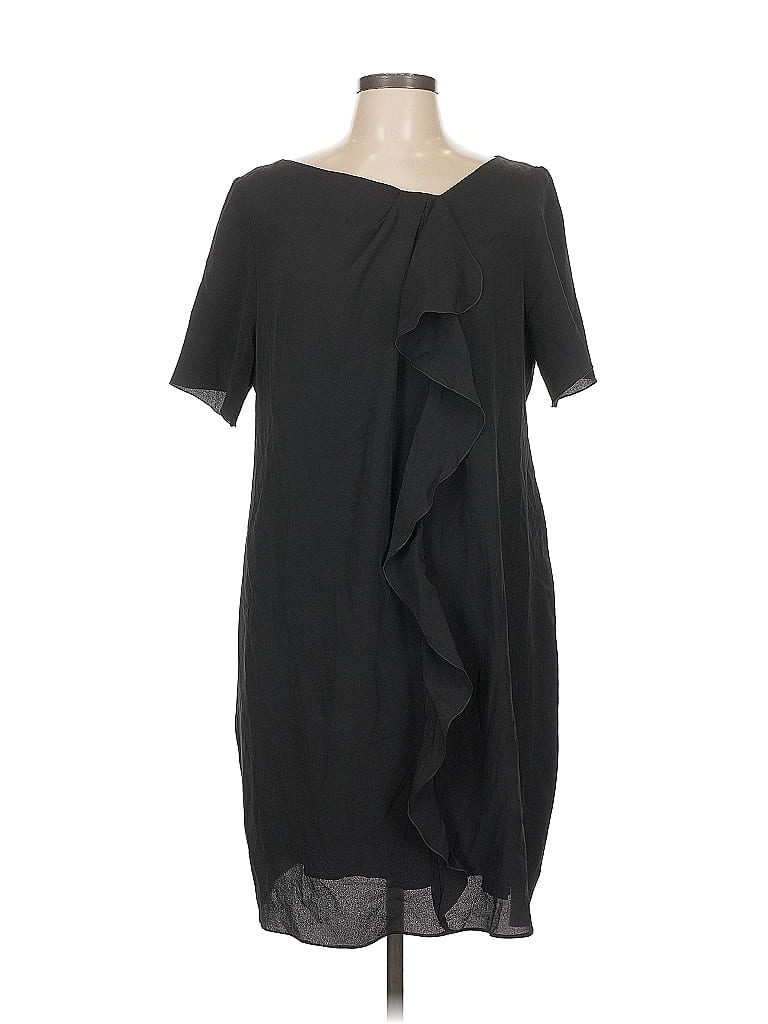 Piazza Sempione Black Casual Dress Size EU (IT) 48 / US 12 - photo 1