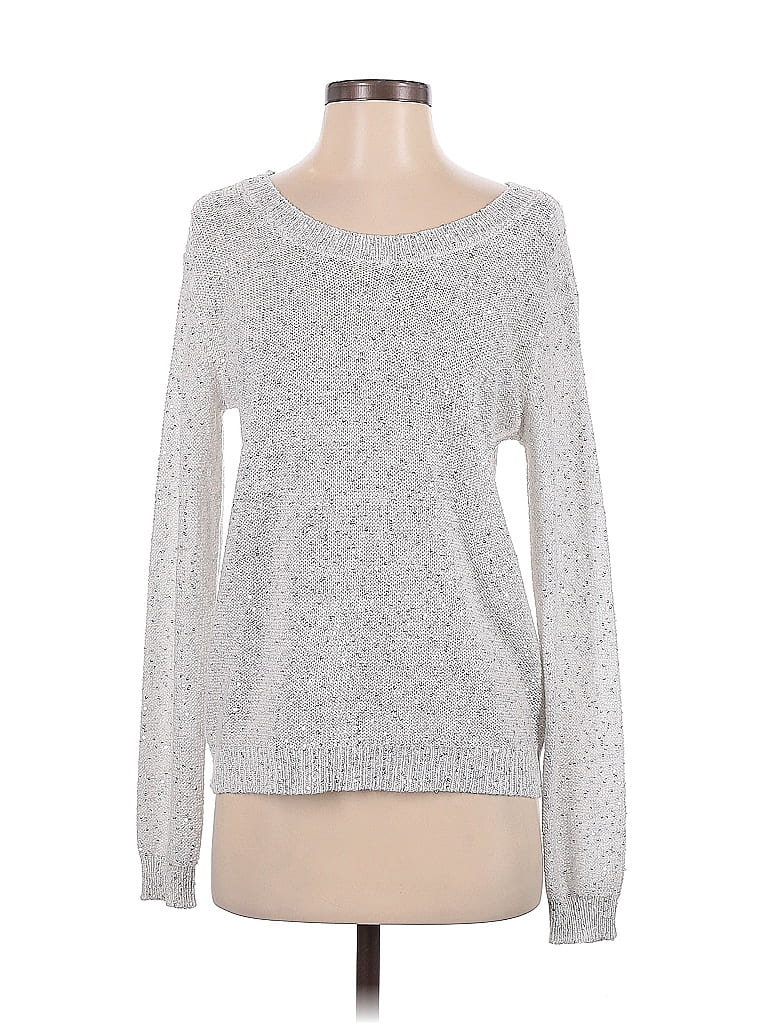 Pre-owned A.n.a. A New Approach Pullover Sweater In Silver