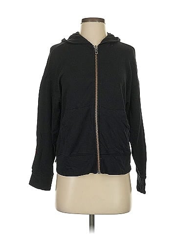 Velvet Zip Up Hoodie (view 1)
