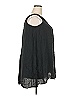 Ellos 100% Rayon Black Sleeveless Blouse Size 18 - photo 4