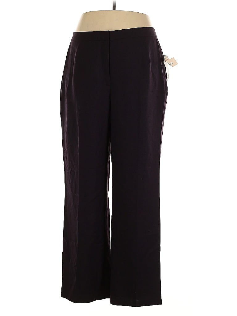 Jones Studio 100% Polyester Black Dress Pants Size 14 - photo 1