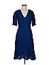 ETRO 100% Viscose Blue Cocktail Dress Size EU (IT) 42 / US 6 - photo 1