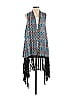 Cowgirl Up 100% Polyester Teal Kimono Size S - photo 1