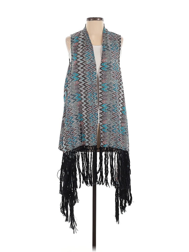 Cowgirl Up 100% Polyester Teal Kimono Size S - photo 1