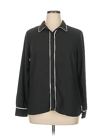 Violets & Roses Long Sleeve Blouse (view 1)