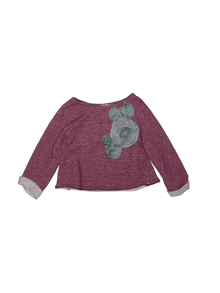 Click to view more detailed imagery on our partner's website Pre-owned Pippa & Julie Kids' Pullover Sweater In Burgundy