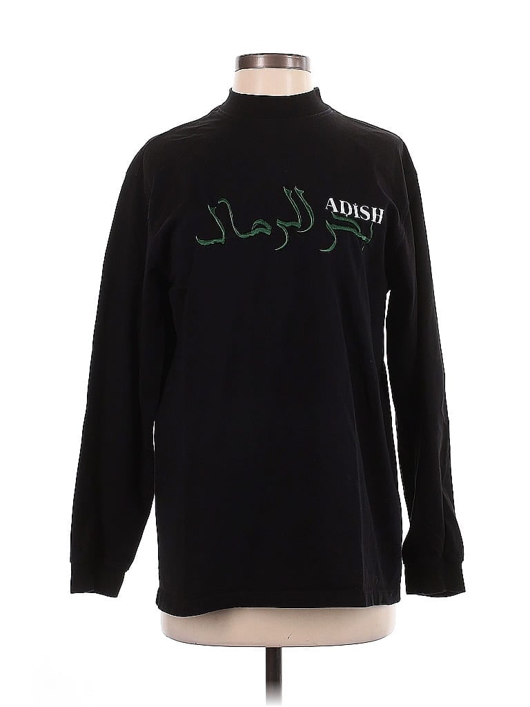 Pre-owned Adish Long Sleeve Turtleneck In Black