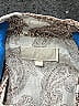 ETRO 100% Linen Paisley Ivory Tan Long Sleeve Button-Down Shirt Size XL - photo 6