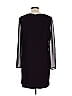 Reiss Solid Black Purple Cocktail Dress Size 10 - photo 2