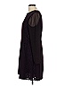 Reiss Solid Black Purple Cocktail Dress Size 10 - photo 5
