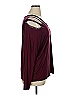 Vocal Burgundy Long Sleeve Top Size 1X - photo 4