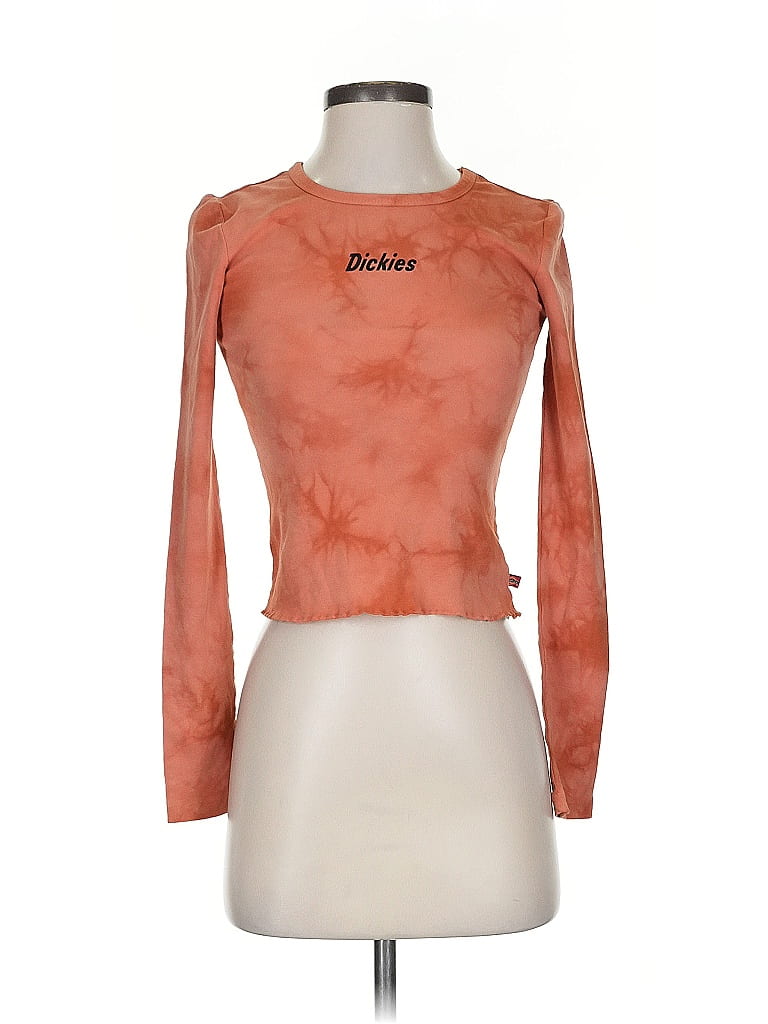 Dickies Orange Long Sleeve T-Shirt Size XS - photo 1