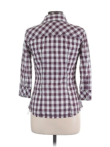 Guess Jeans 3/4 Sleeve Button-Down Shirt (view 2)