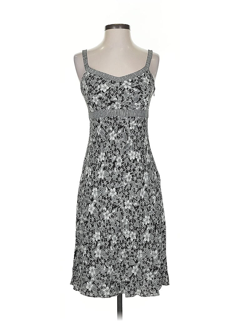 Pre-owned Ann Taylor Loft Casual Dress In Gray