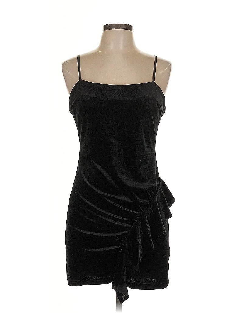 Pre-owned Cotton Candy La Cocktail Dress In Black