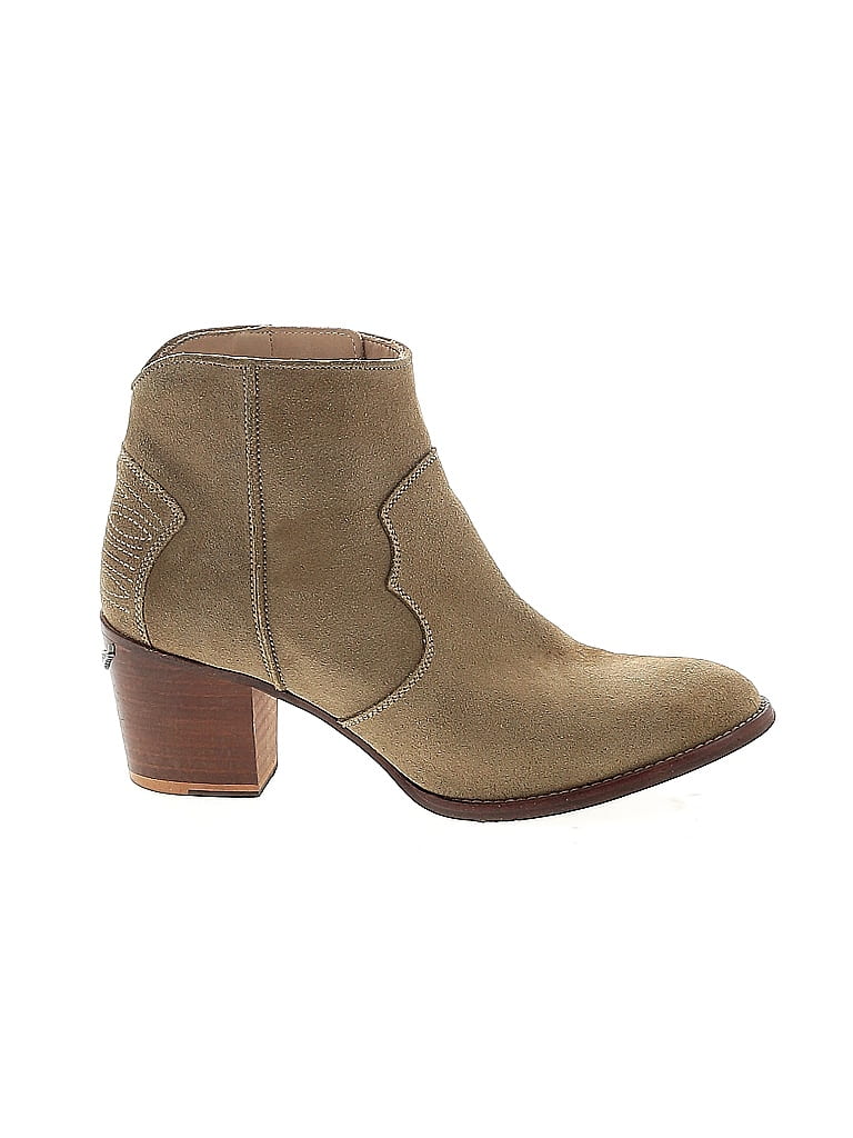 Zadig & Voltaire 100% Leather Tan Ankle Boots Size EU 38 - photo 1