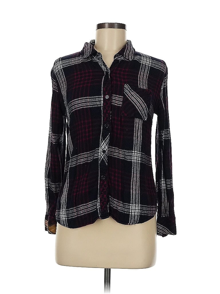 Pre-owned Rails Long Sleeve Button Down Shirt In Blue