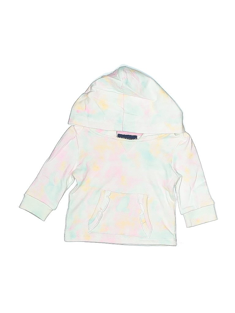 Pre-owned Andy & Evan Babies' Zip Up Hoodie In White