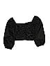 J.Crew 100% Polyester Black 3/4 Sleeve Blouse Size 0 - photo 1