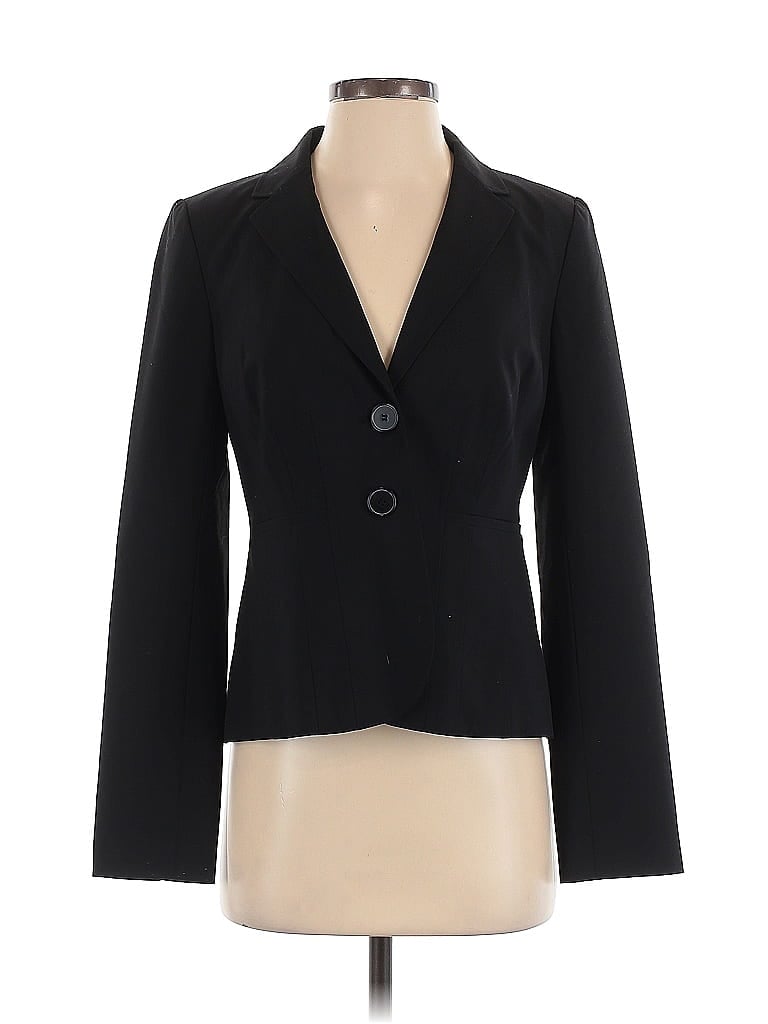 Pre-owned Halogen Blazer Jacket In Black
