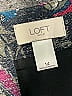 Ann Taylor LOFT Outlet Paisley Gray Casual Skirt Size 14 - photo 3