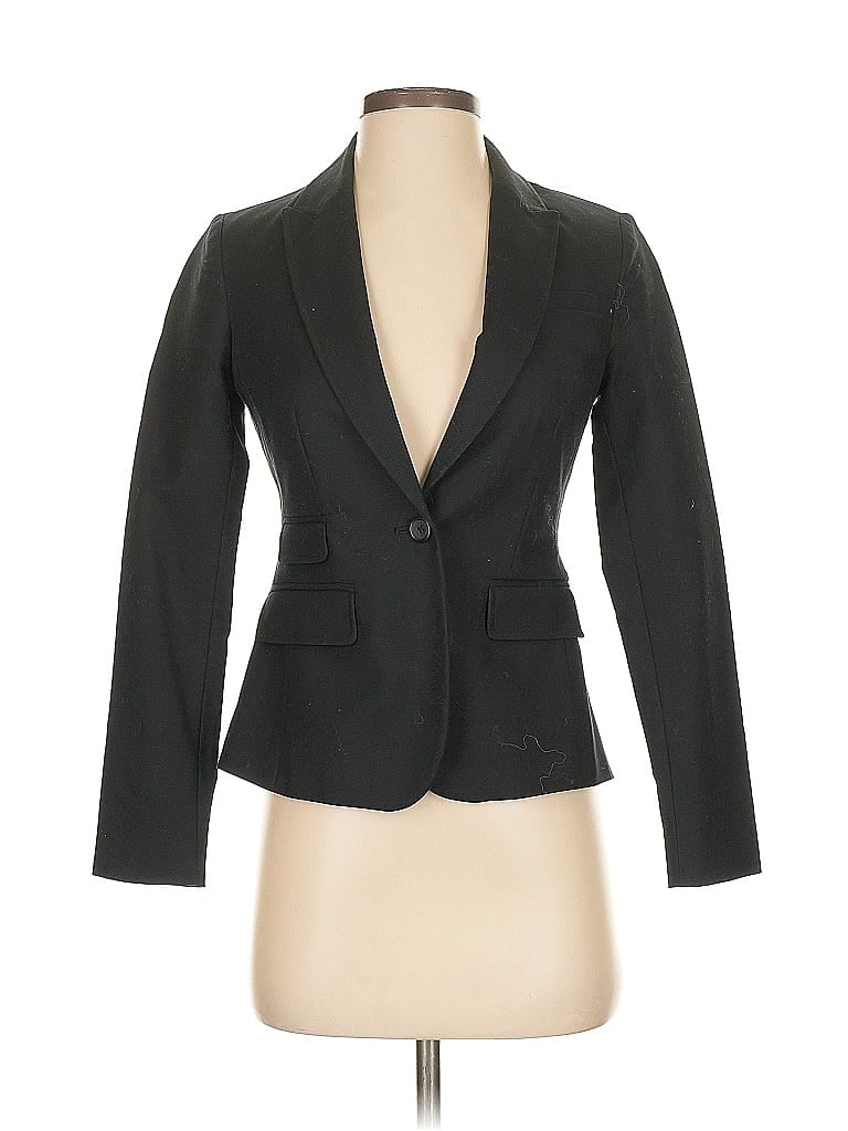 Pre-owned Banana Republic Factory Store Blazer Jacket In Black