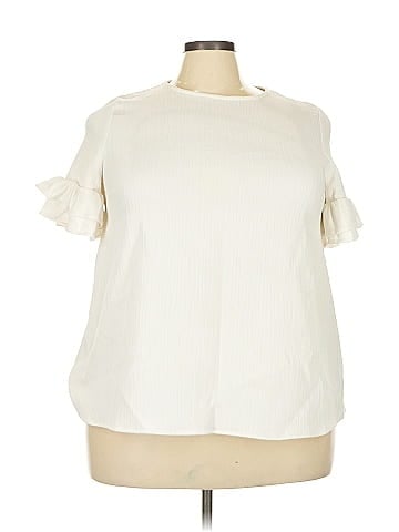 Lost Ink Short Sleeve Blouse (view 1)