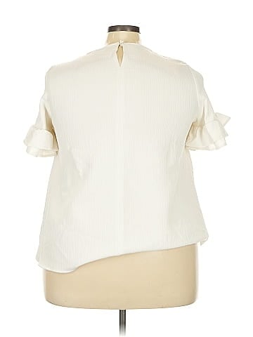 Lost Ink Short Sleeve Blouse (view 2)