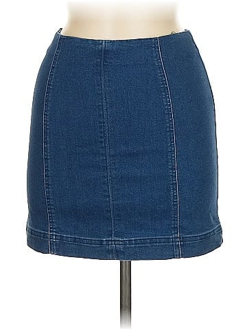 Newbury Kustom Denim Skirt (view 1)