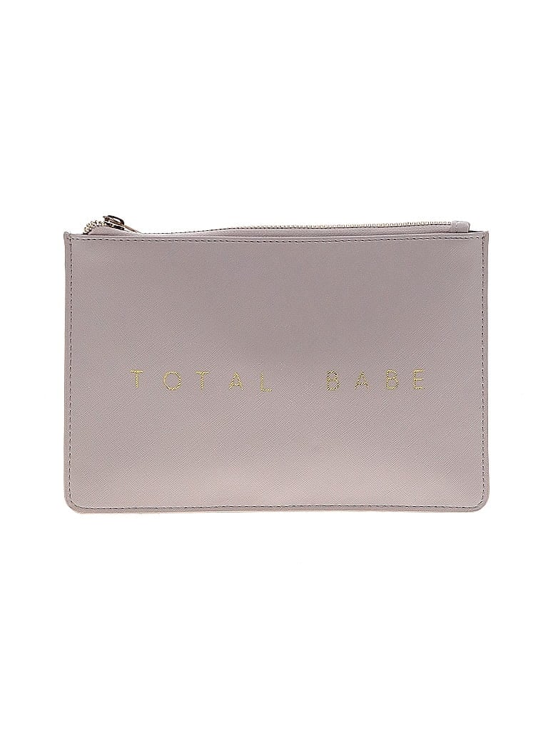 Pre-owned Assorted Brands Clutch In Gray