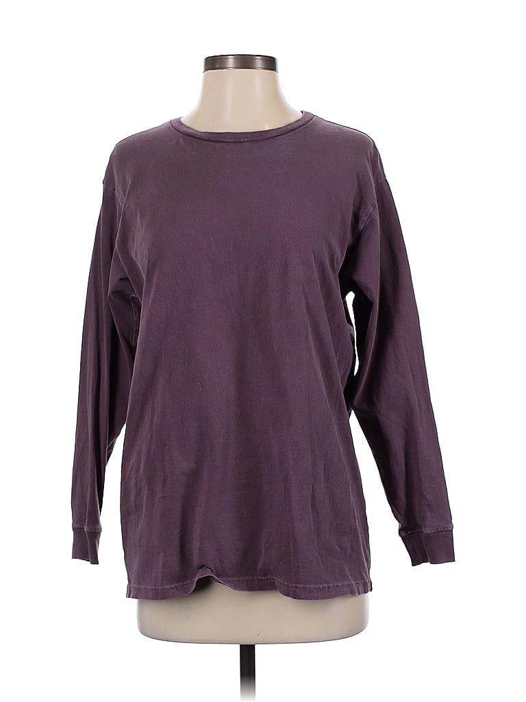 Rivet & Thread Purple Long Sleeve T-Shirt Size S - photo 1