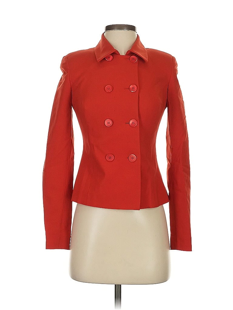 Piazza Sempione Red Wool Coat Size EU (IT) 38 / US 2 - photo 1