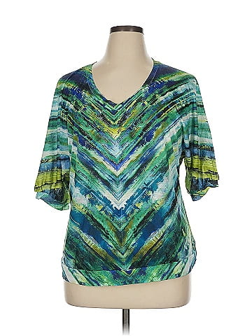 French Blu Short Sleeve Blouse (view 1)