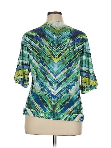French Blu Short Sleeve Blouse (view 2)
