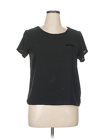 Zara W&B Collection Short Sleeve Top (view 1)