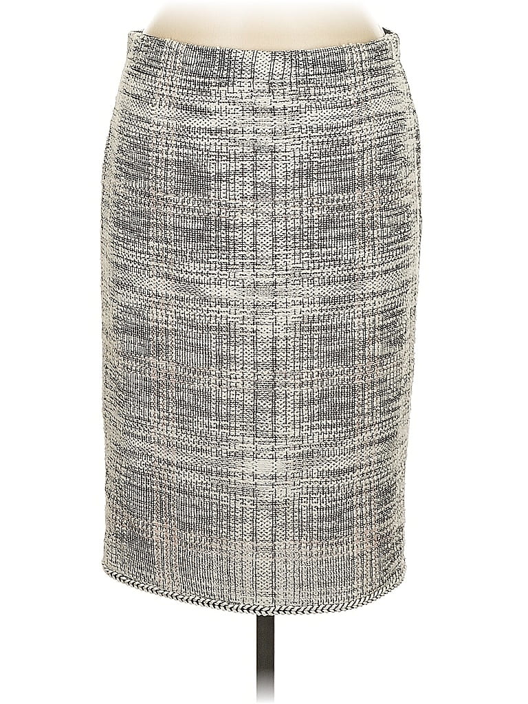 Pre-owned Max Studio Formal Skirt In Gray