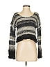 Free People Stripes Gray Pullover Sweater Size XS - photo 1