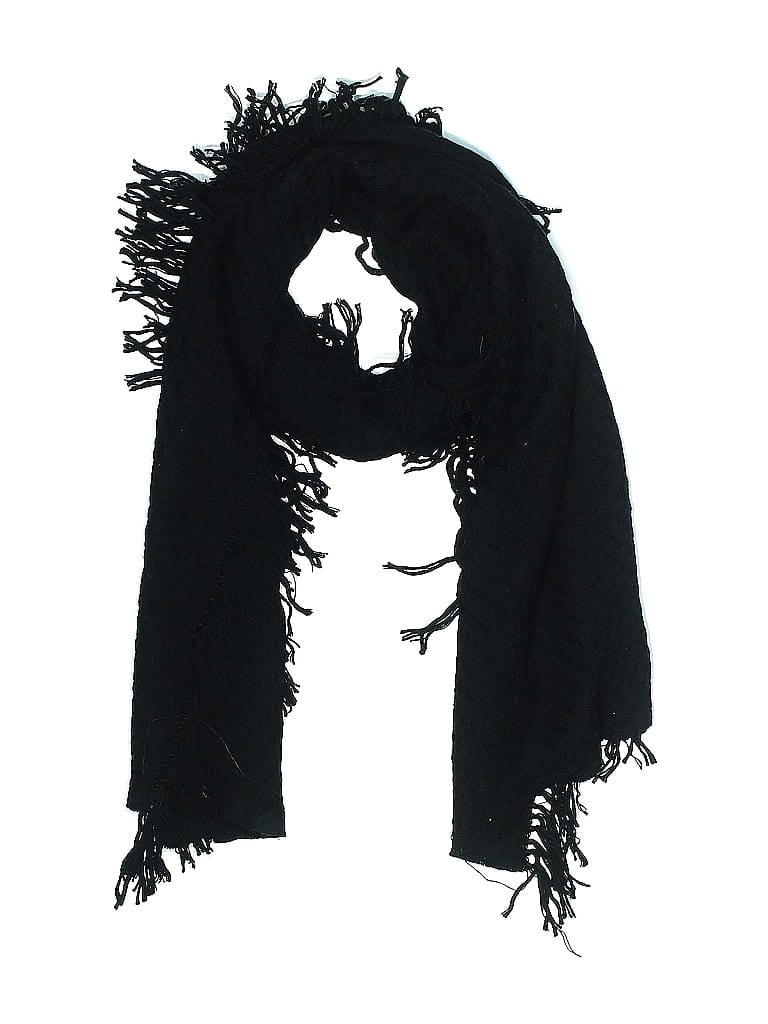Tory Burch 100% Merino Wool Black Scarf One size - photo 1