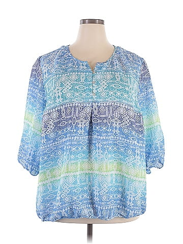 Catherines 3/4 Sleeve Blouse (view 1)