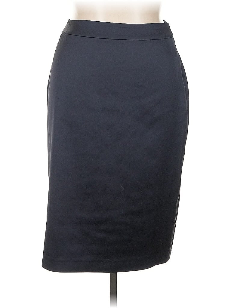 Pre-owned Tadashi Formal Skirt In Gray