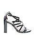 H By Halston Gray Black Heels Size 7 1/2 - photo 1