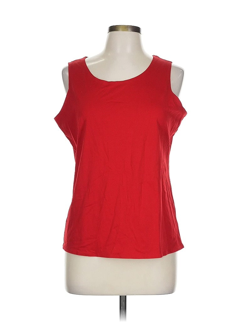 NOTATIONS Pre-owned Sleeveless T-shirt In Red