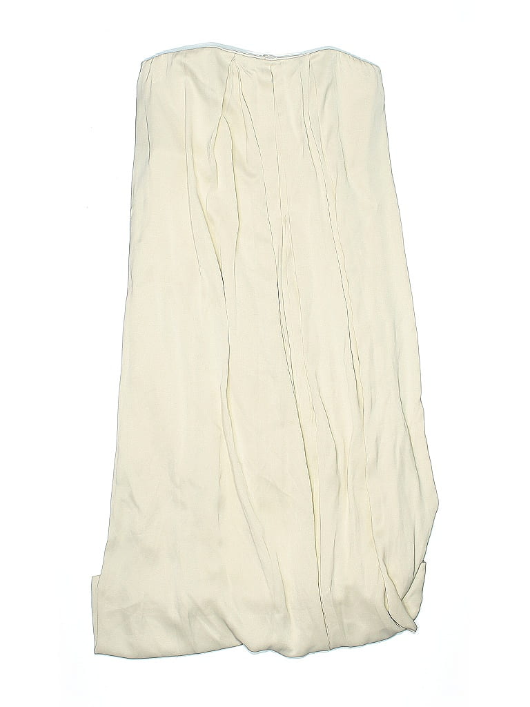 MNG 100% Viscose Ivory Cocktail Dress Size 2 - photo 1